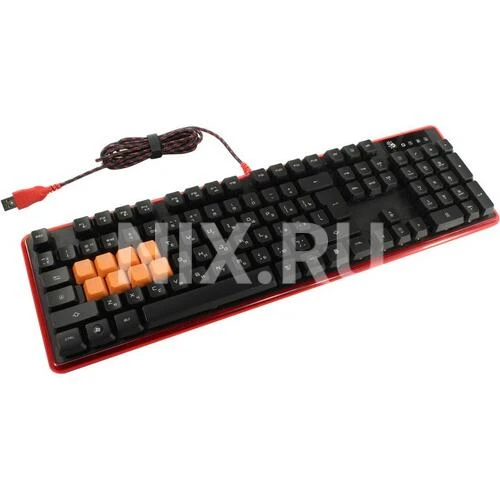 Клавиатура A4Tech Bloody B2278, Black-Red, USB