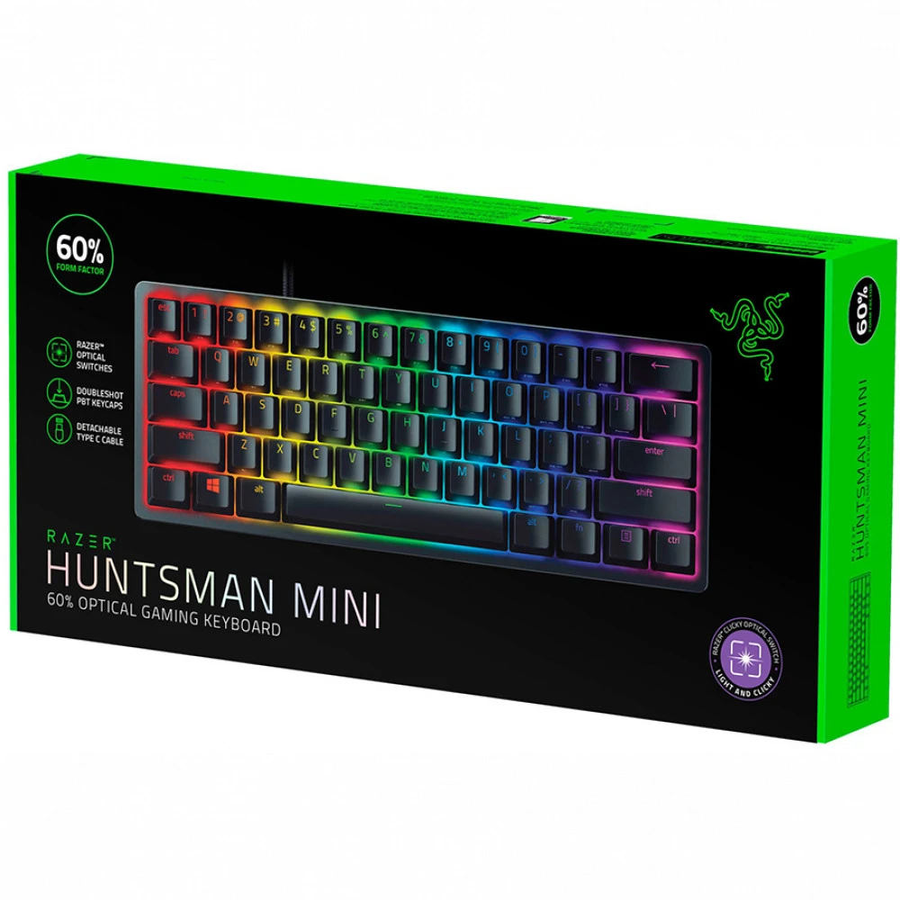 Клавиатура Razer Huntsman Mini, Black, USB, Clicky Optical Switch — 3