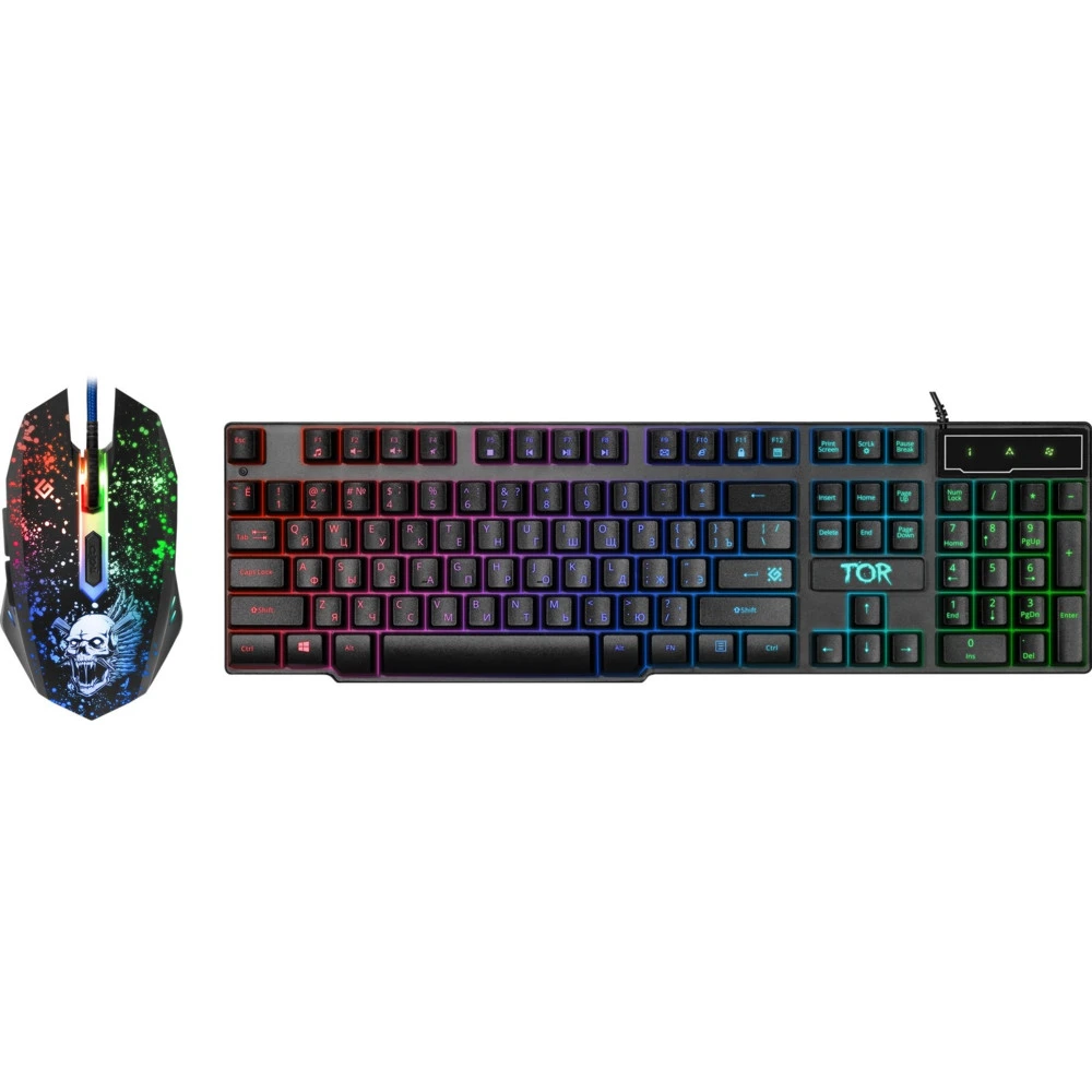 Игровой набор Defender Tor MHP-127 (клавиатура+наушники+мышь+колонка+коврик) — 2
