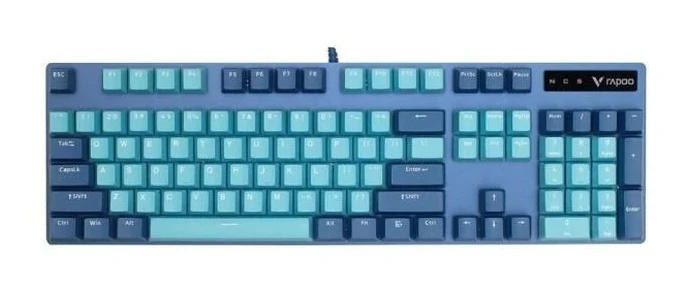 Клавиатура Rapoo V500Pro, Cyan-Blue, USB