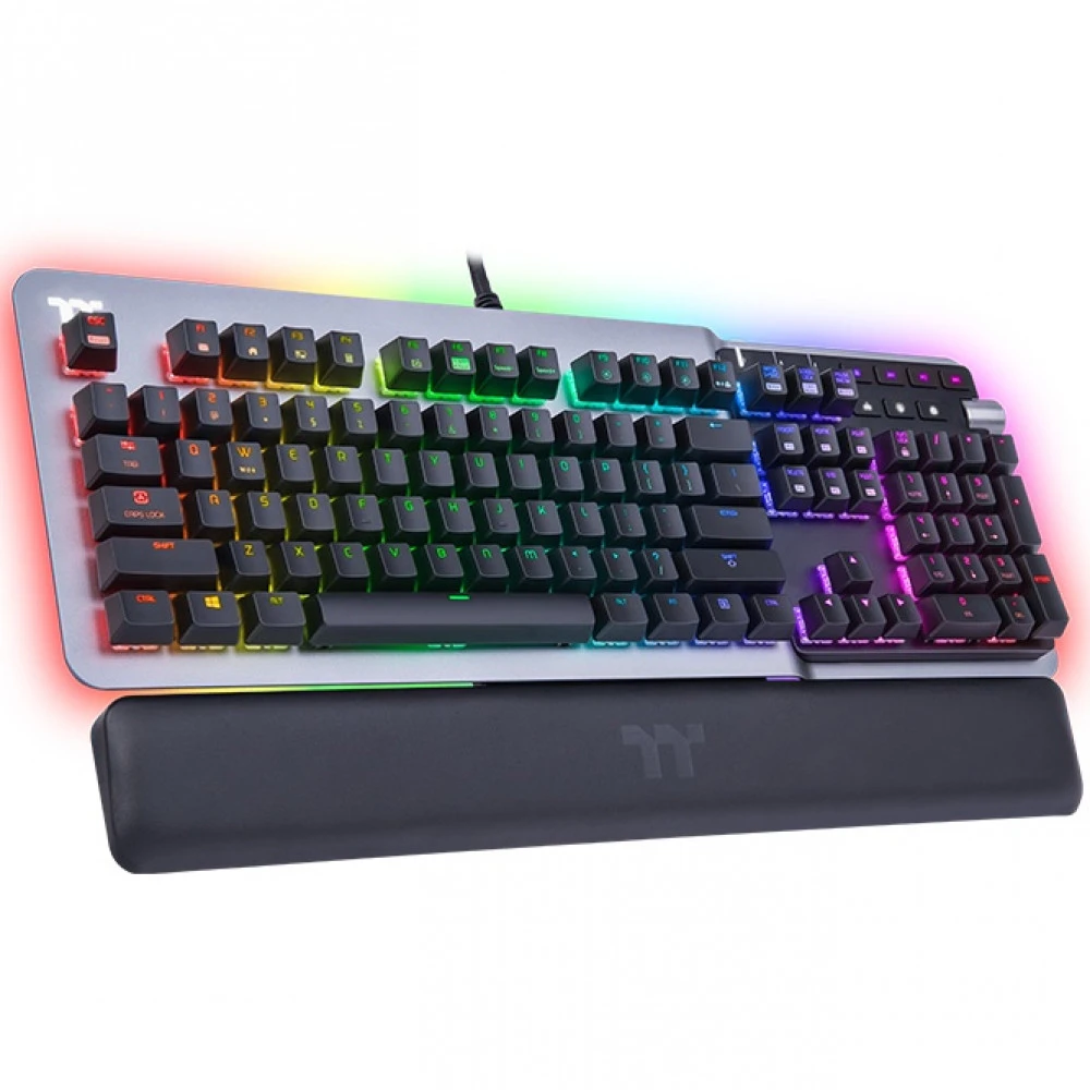 Клавиатура Thermaltake Argent K5 RGB, Grey, USB, Cherry MX Speed SIlver