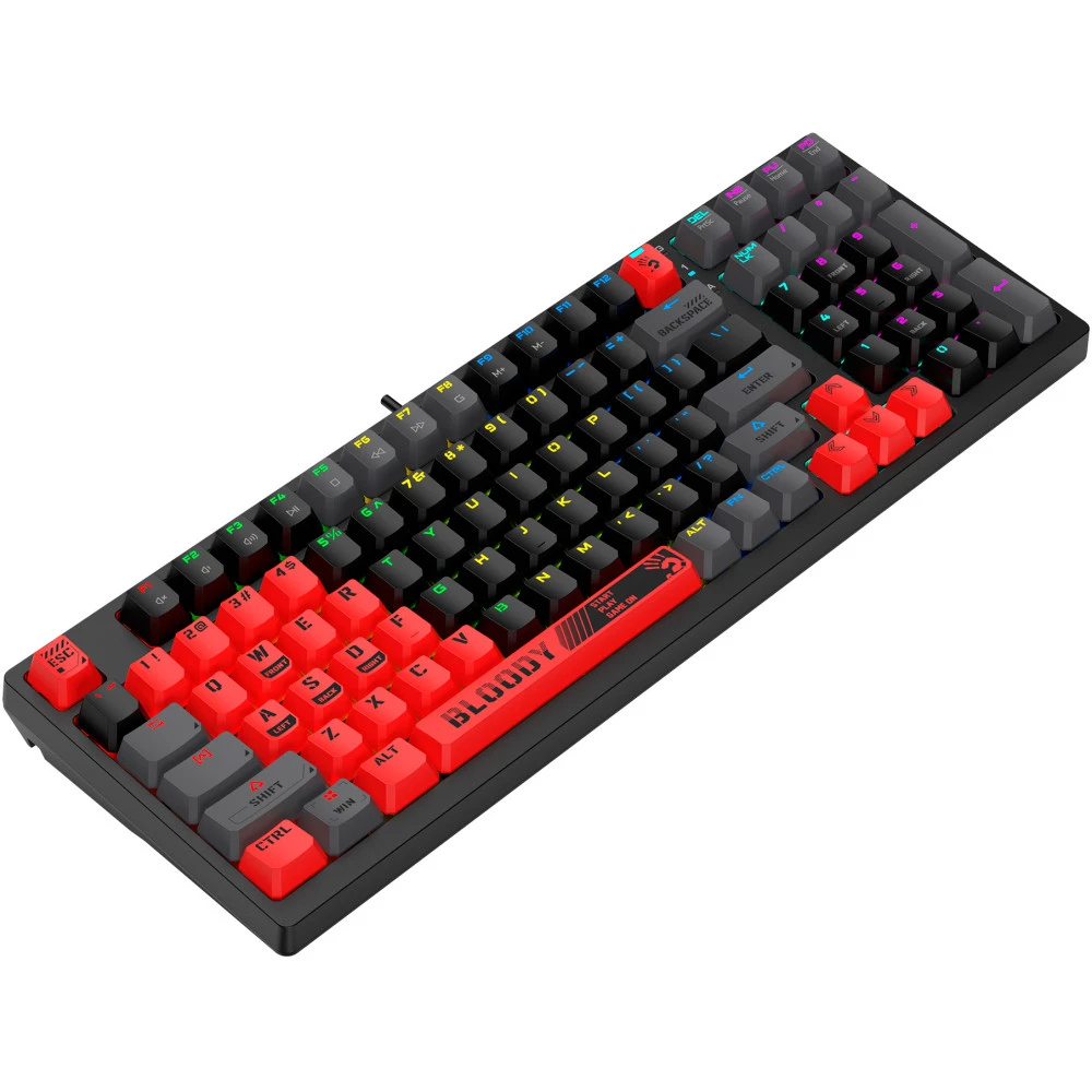 Клавиатура A4Tech Bloody S98 Sports, Red, USB — 4