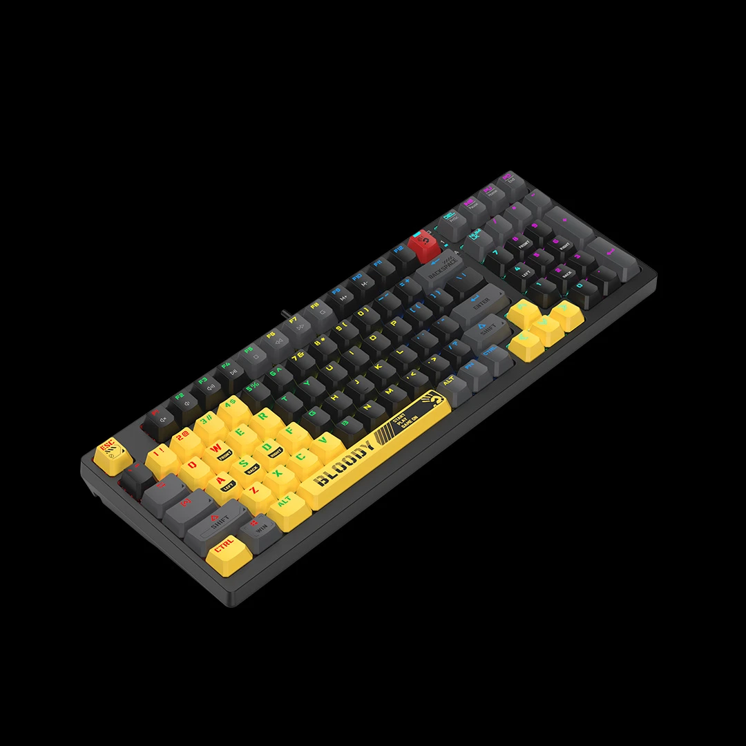 Клавиатура A4Tech Bloody S98 Sports, Lime, USB — 2