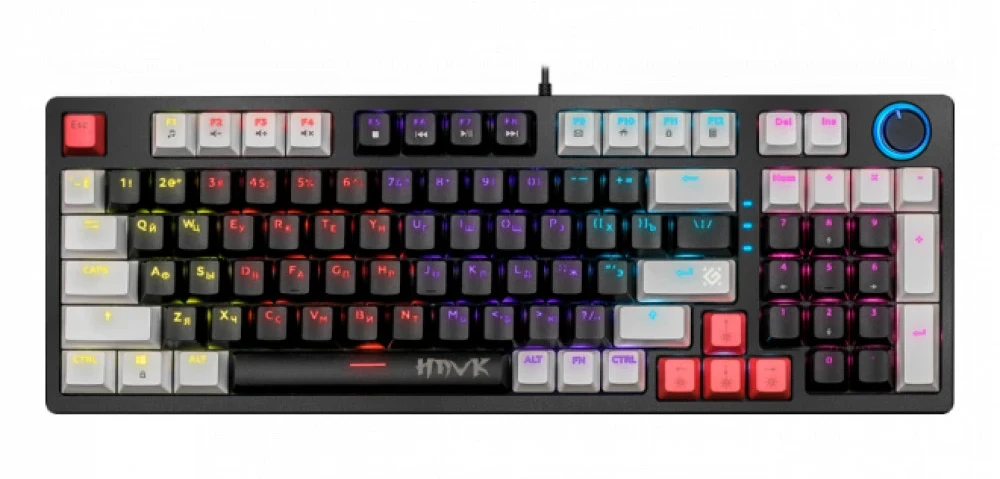 Клавиатура Defender Hawk GK-418, Black, USB, OUTEMU Brown