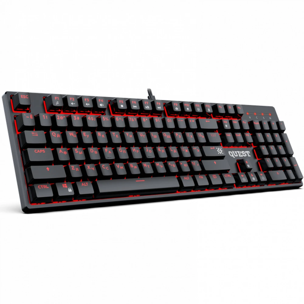 Клавиатура Defender Quest GK-596, Black, USB — 3