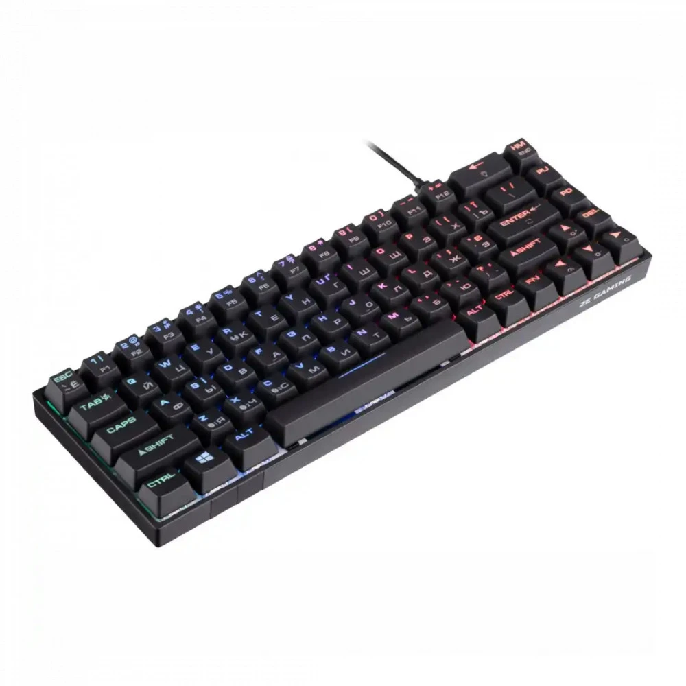 Клавиатура 2E Gaming KG380 RGB, Brown switch, Black — 4