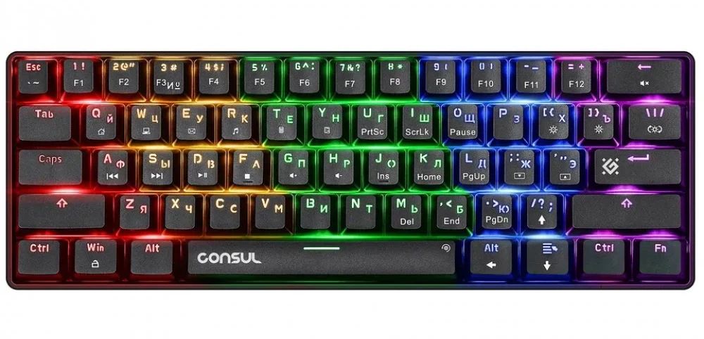 Клавиатура Defender Consul GK-220, Black, USB