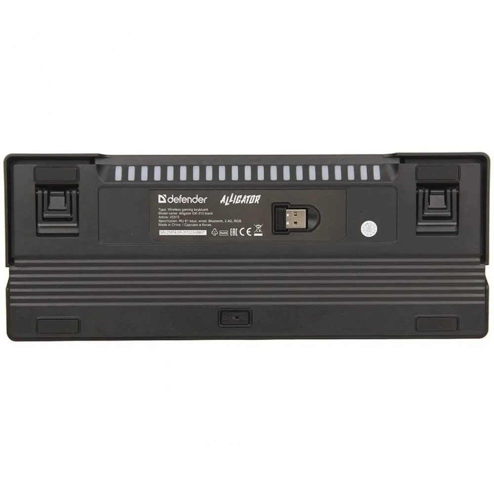 Клавиатура Defender Alligator GK-315, Black, USB — 3