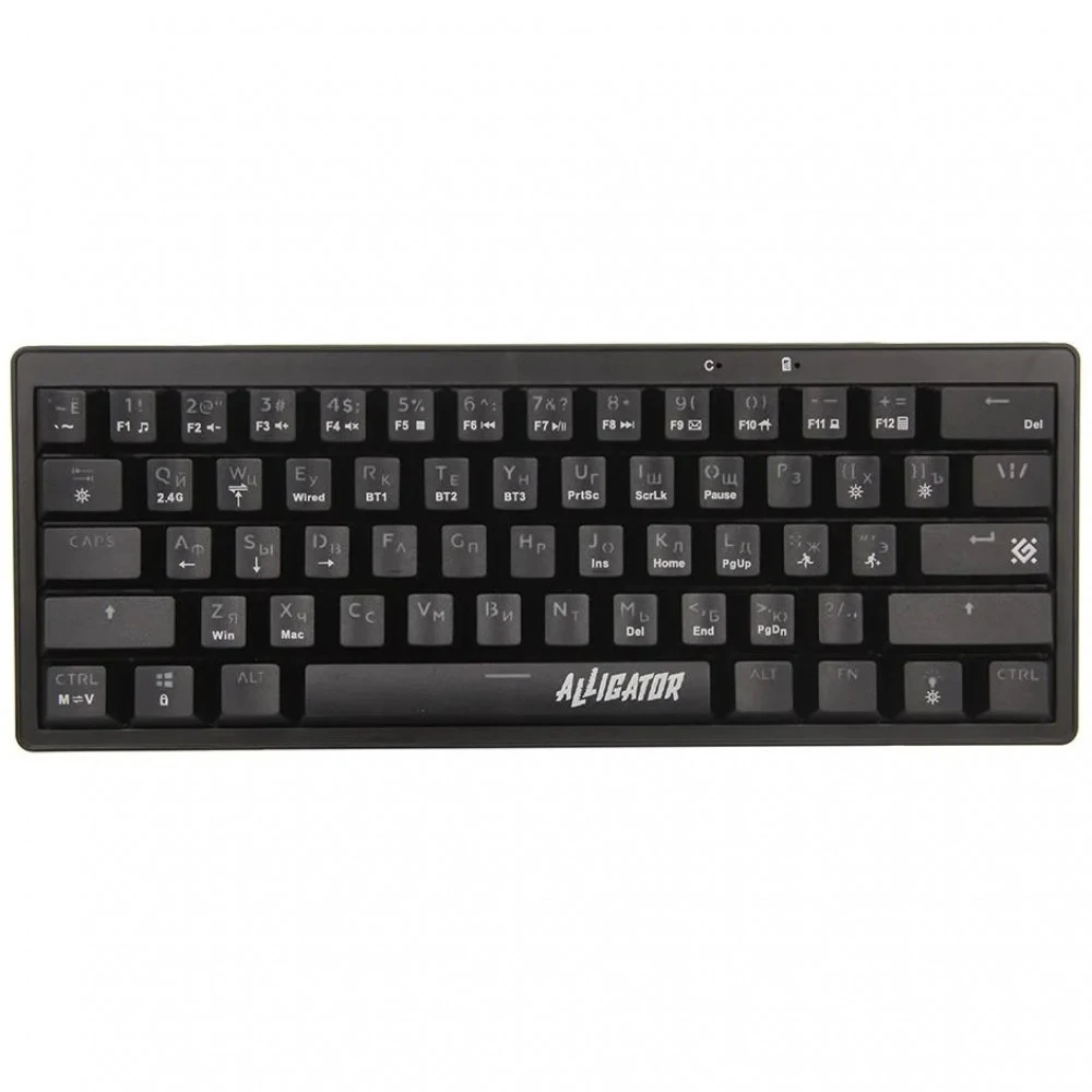 Клавиатура Defender Alligator GK-315, Black, USB