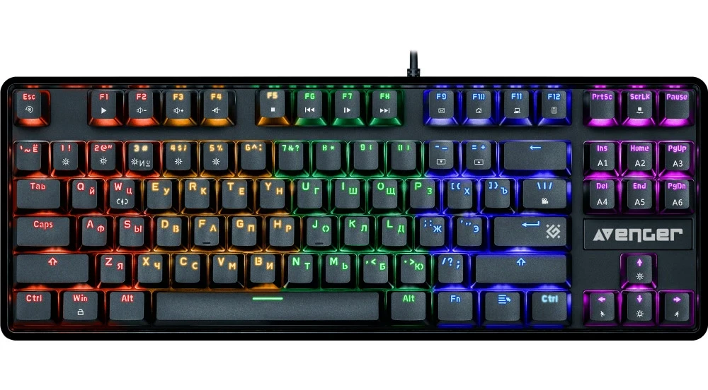 Клавиатура Defender Avenger GK-412, Black, USB