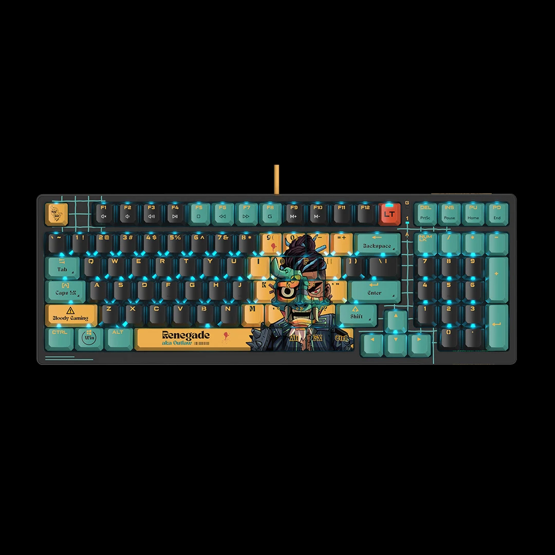 Клавиатура A4Tech Bloody AT98 Renegade, Black Midnight, USB