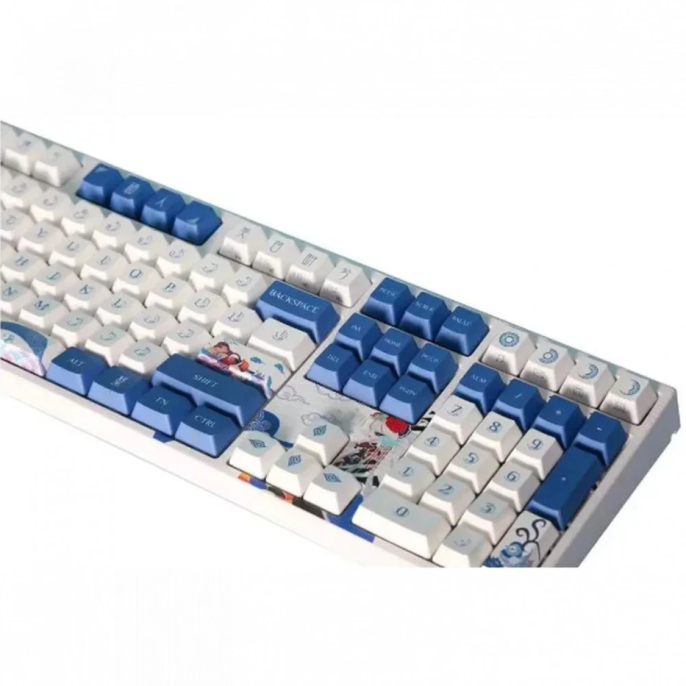 Клавиатура Varmilo Lovebirds-I, VEM108, EC V2 Sakura, White-Blue, USB — 2