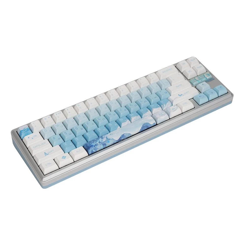 Клавиатура Varmilo Sword 68 Ariel, VTP68, Daisy L, Blue, Bluetooth, USB — 2