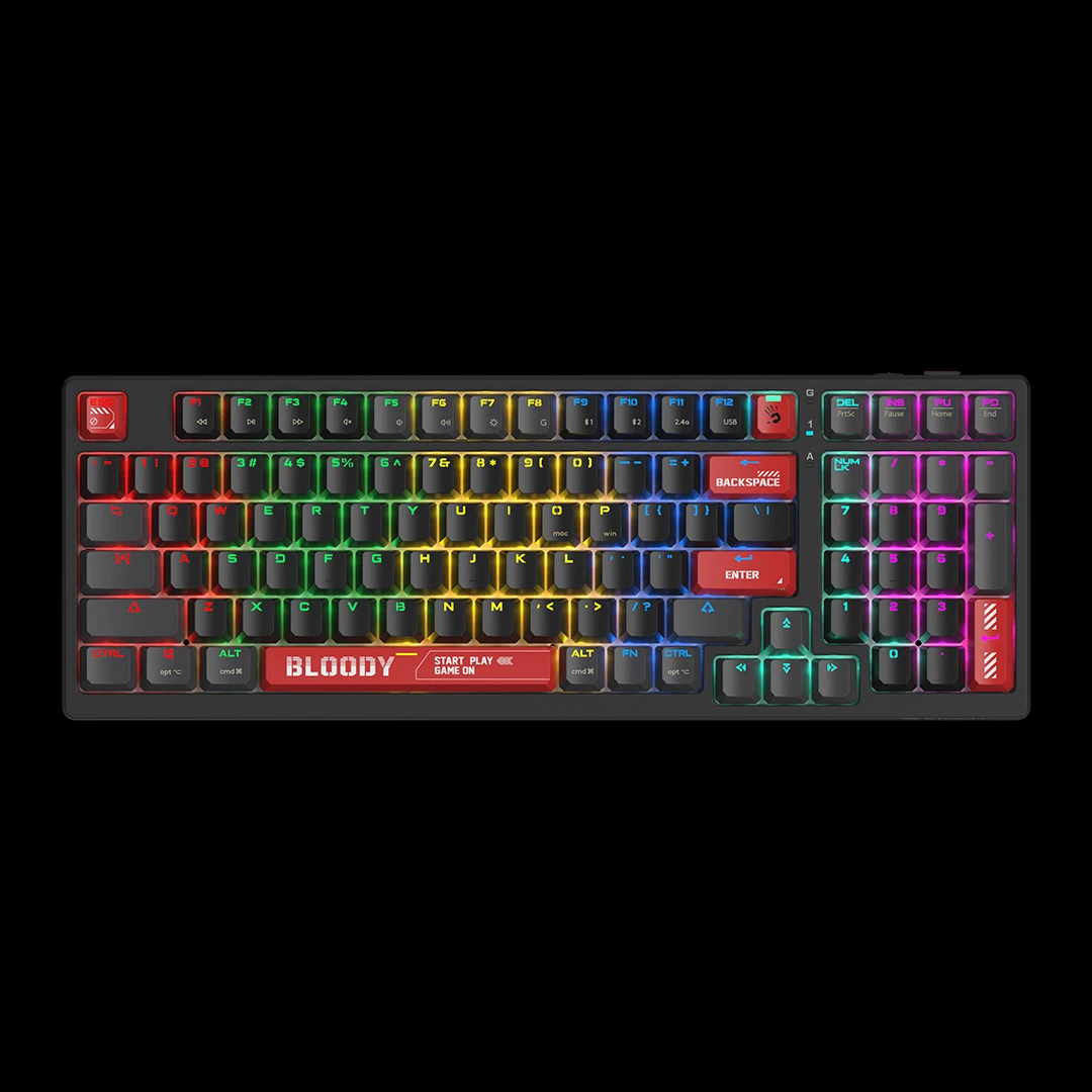 Клавиатура A4Tech Bloody WS98 Sports Red, Black-Red, USB