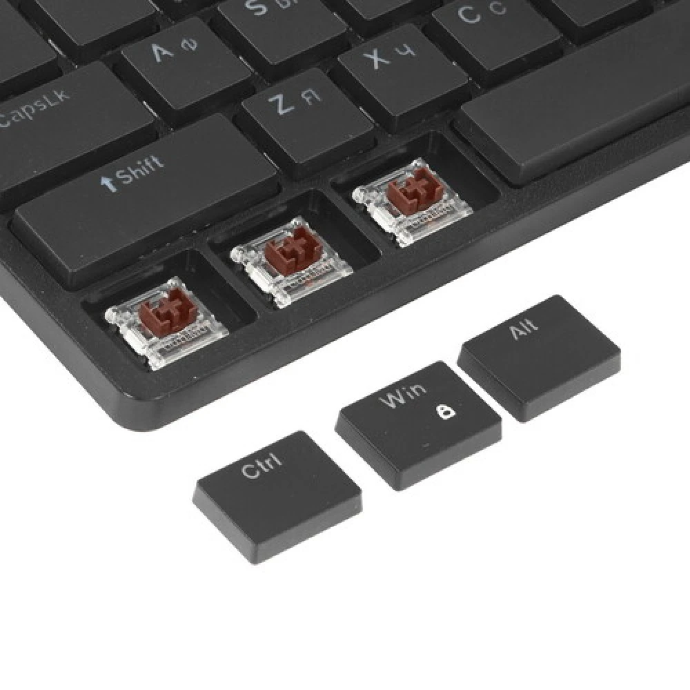 Клавиатура Defender Cleikos GK-135, OUTEMU Brown, Black, Bluetooth, USB — 3