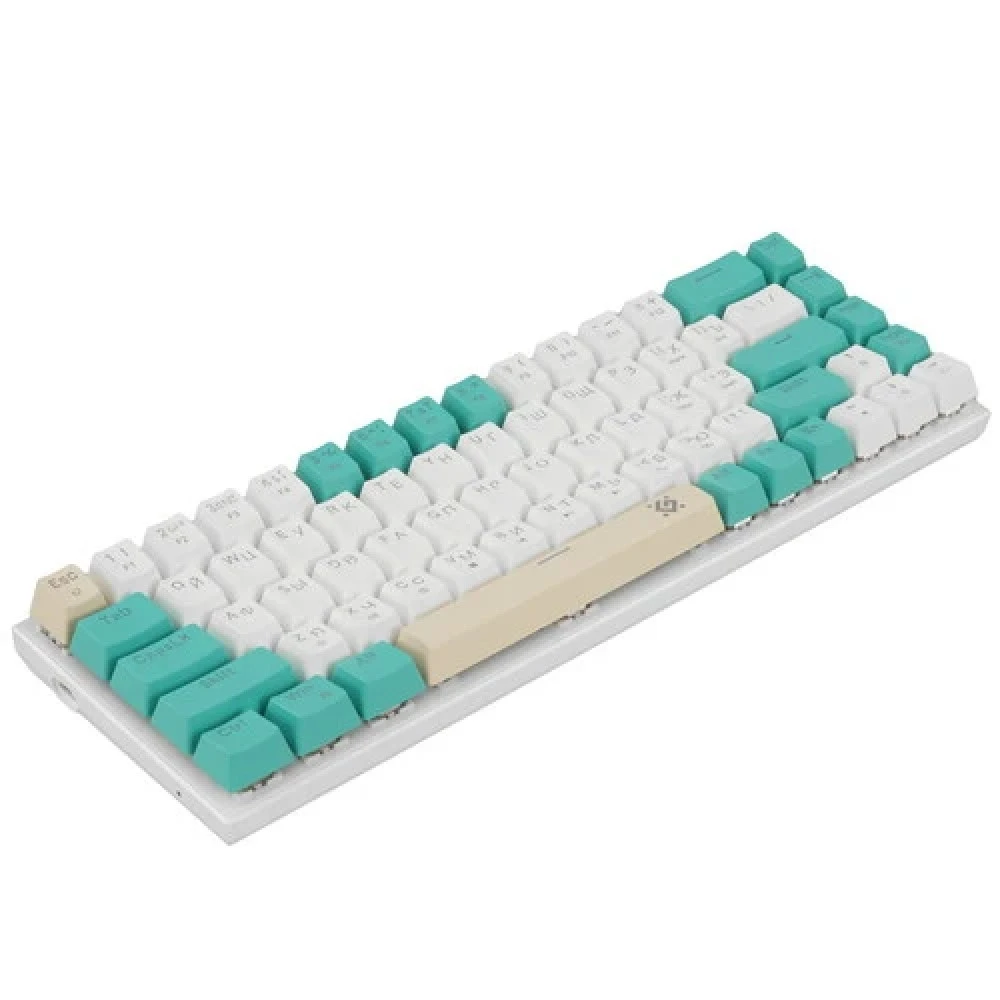 Клавиатура Defender Vexx Pro GK-084, OUTEMU Red, White-Green, USB — 2