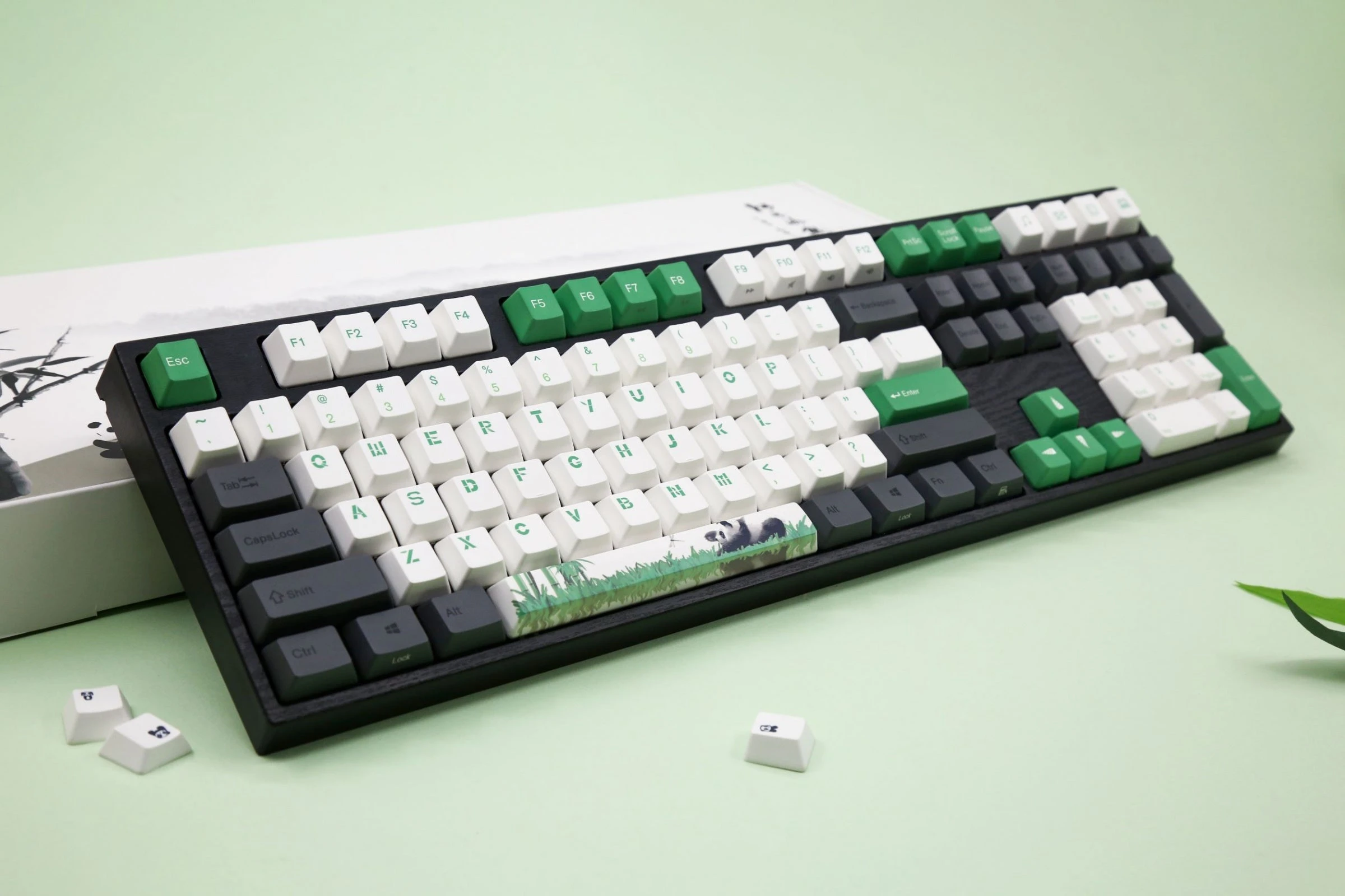 Клавиатура Varmilo Panda R2 VPG108, Cherry MX Red, Black, USB