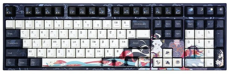 Клавиатура Varmilo Chang'e VPT108, Cherry Mx Silent Red, Blue, USB