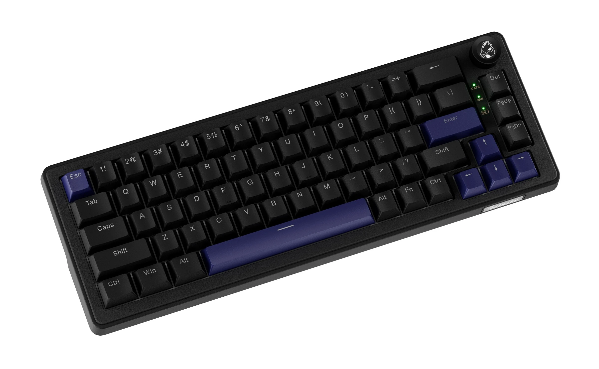 Клавиатура Ducky OK-M-65, Wine Red Switch, Black — 2