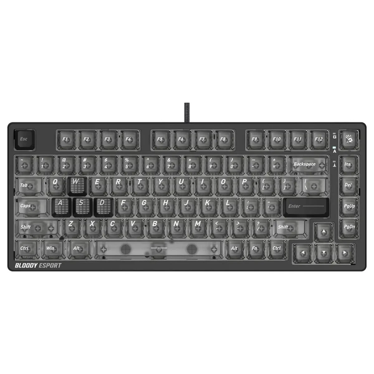 Клавиатура A4Tech Bloody MS76, MS Magnetic Switch, Stellar Black, USB