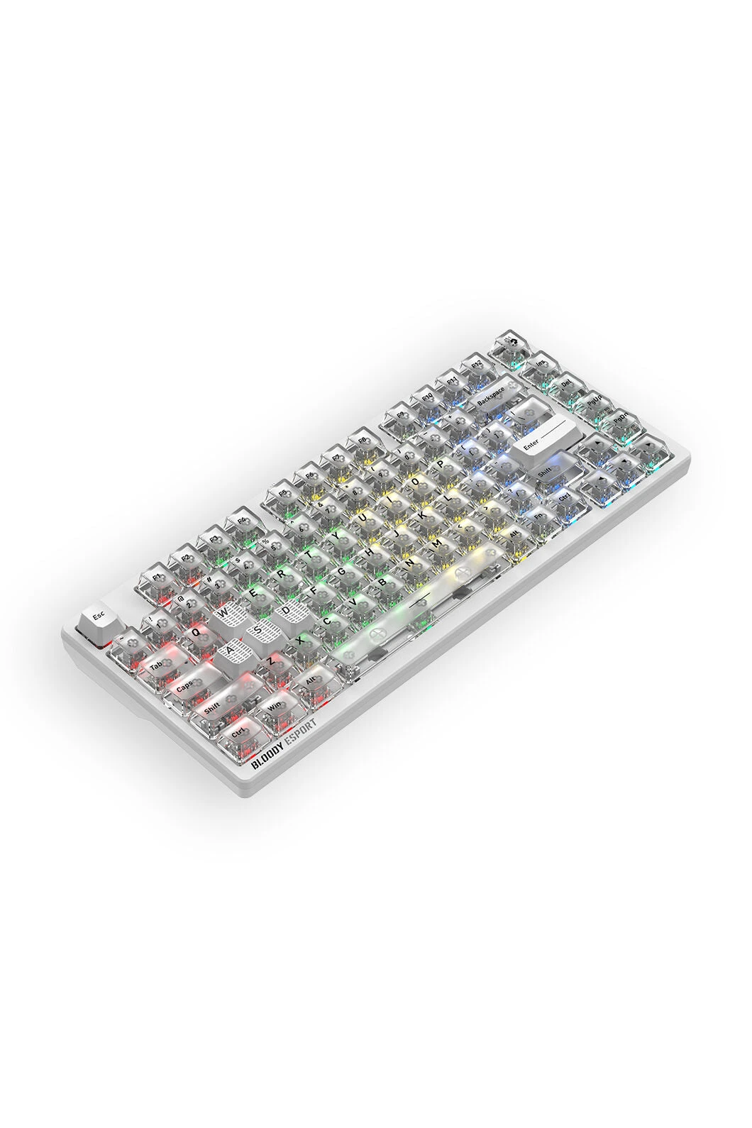 Клавиатура A4Tech Bloody MS76, MS Magnetic Switch, Crystal White, USB — 3
