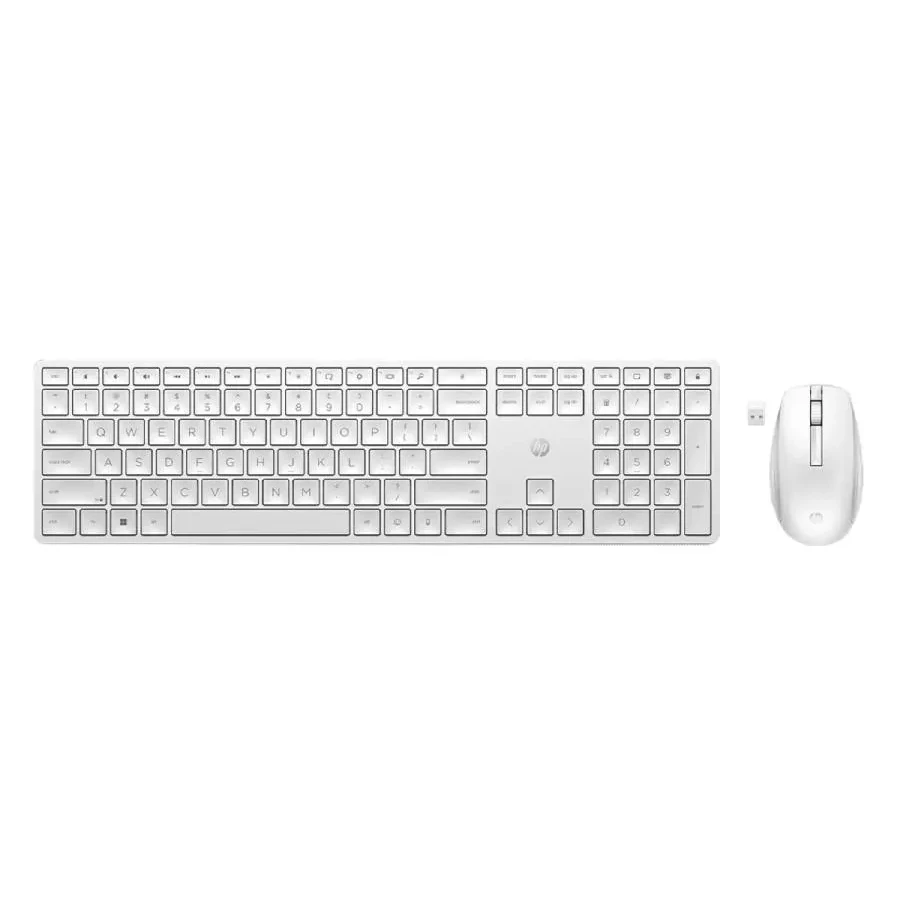 Клавиатура и мышь HP 650 Wireless, белая