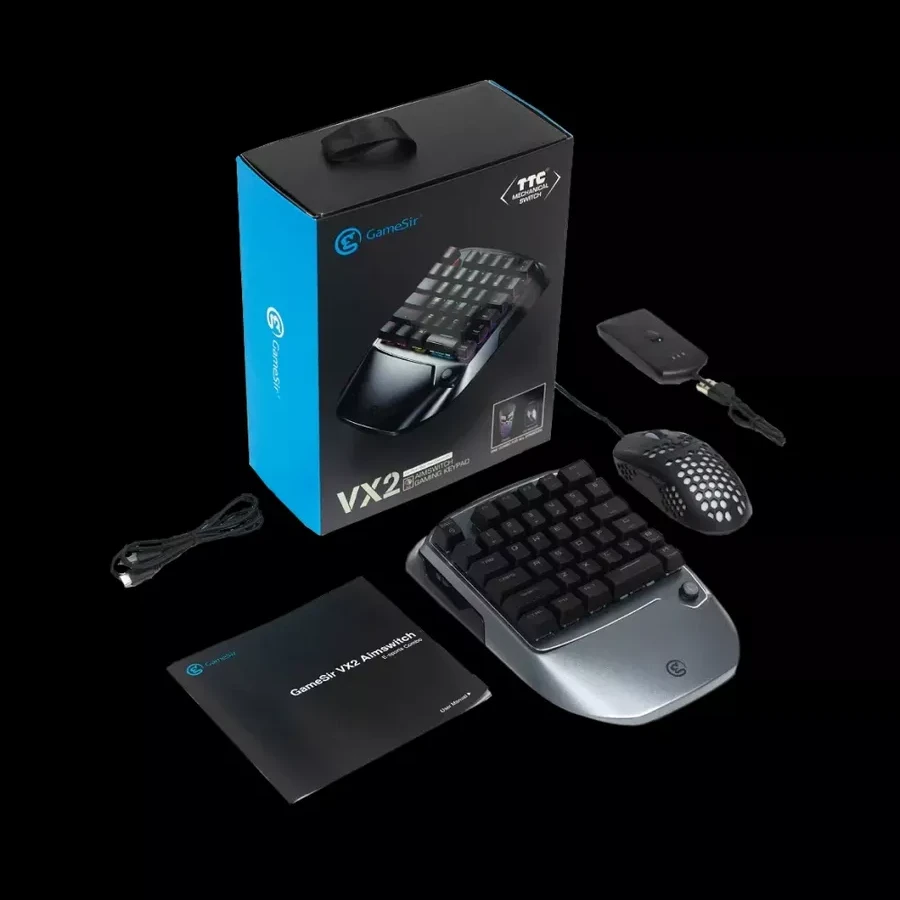 Игровой набор GameSir VX2, клавиатура, мышь, ресивер — 3