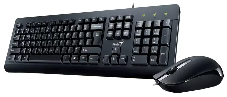 Комплект Genius KM-160, клавиатура + мышь, USB
