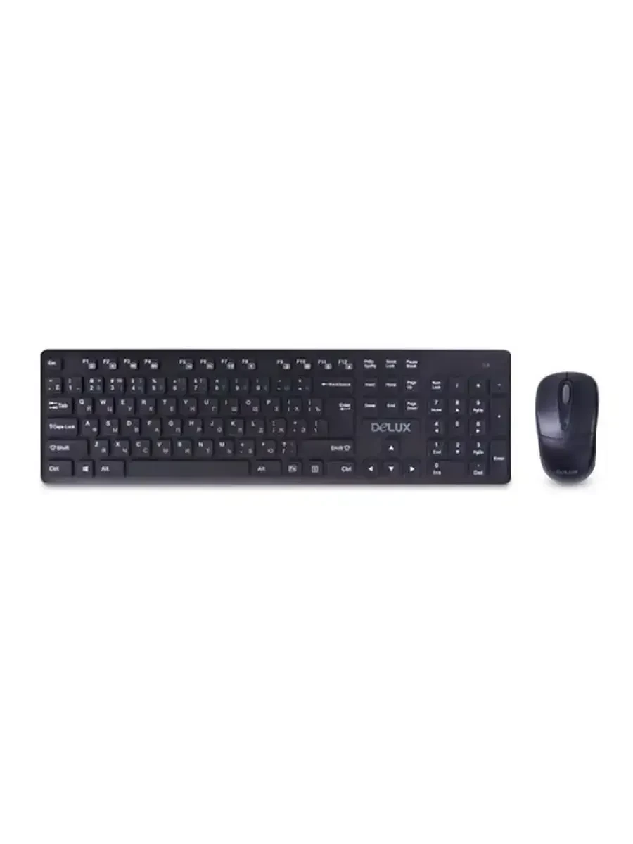 Комплект Delux DLD-1505OGB, клавиатура + мышь 2.4G