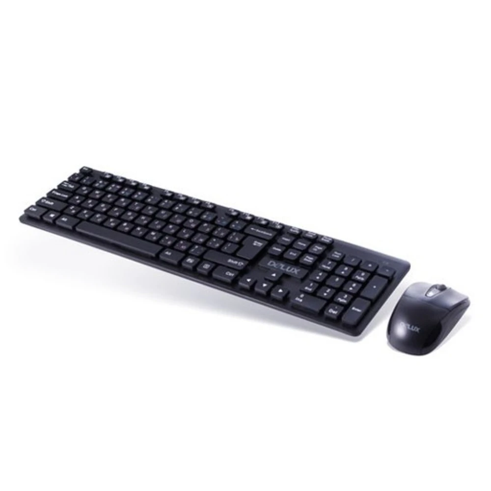 Комплект Delux DLD-1505OGB, клавиатура + мышь 2.4G — 3