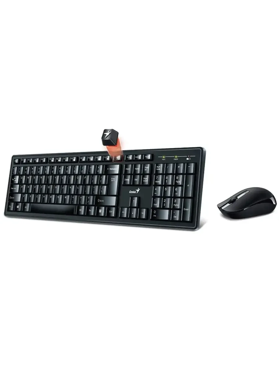 Komplekt Genius Smart KM-8200, 2.4G, 105 клавиш