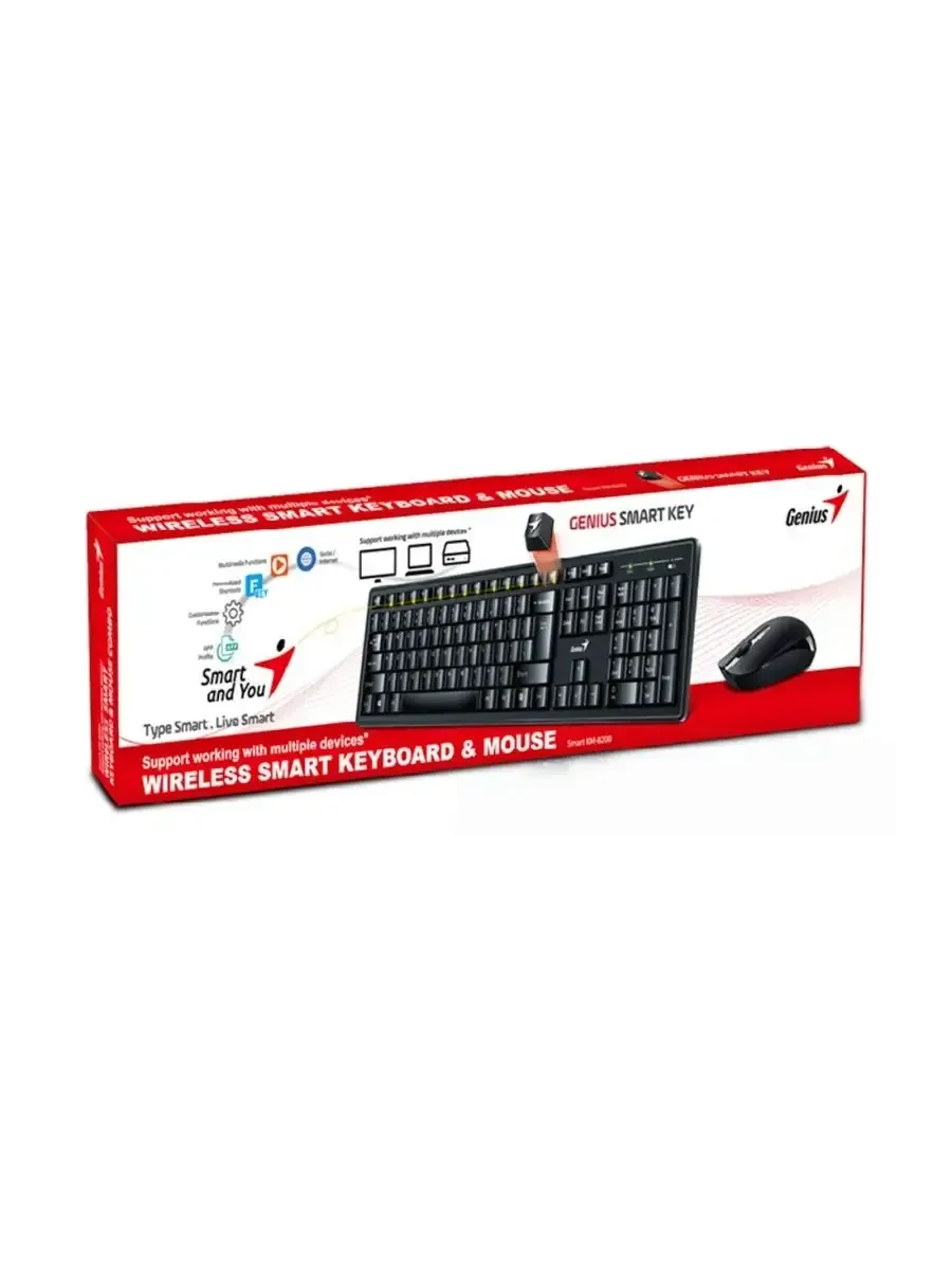 Komplekt Genius Smart KM-8200, 2.4G, 105 клавиш — 3