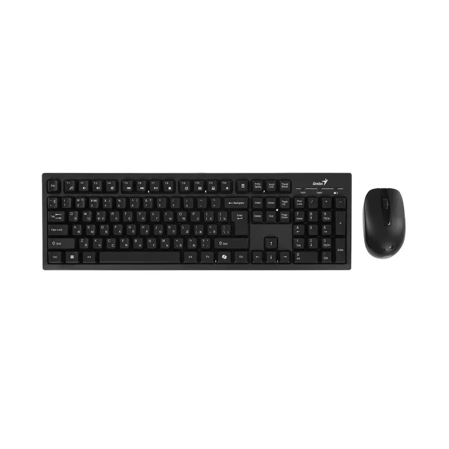 Komplekt Genius Smart KM-8101, 2.4G, membranali, чёрный