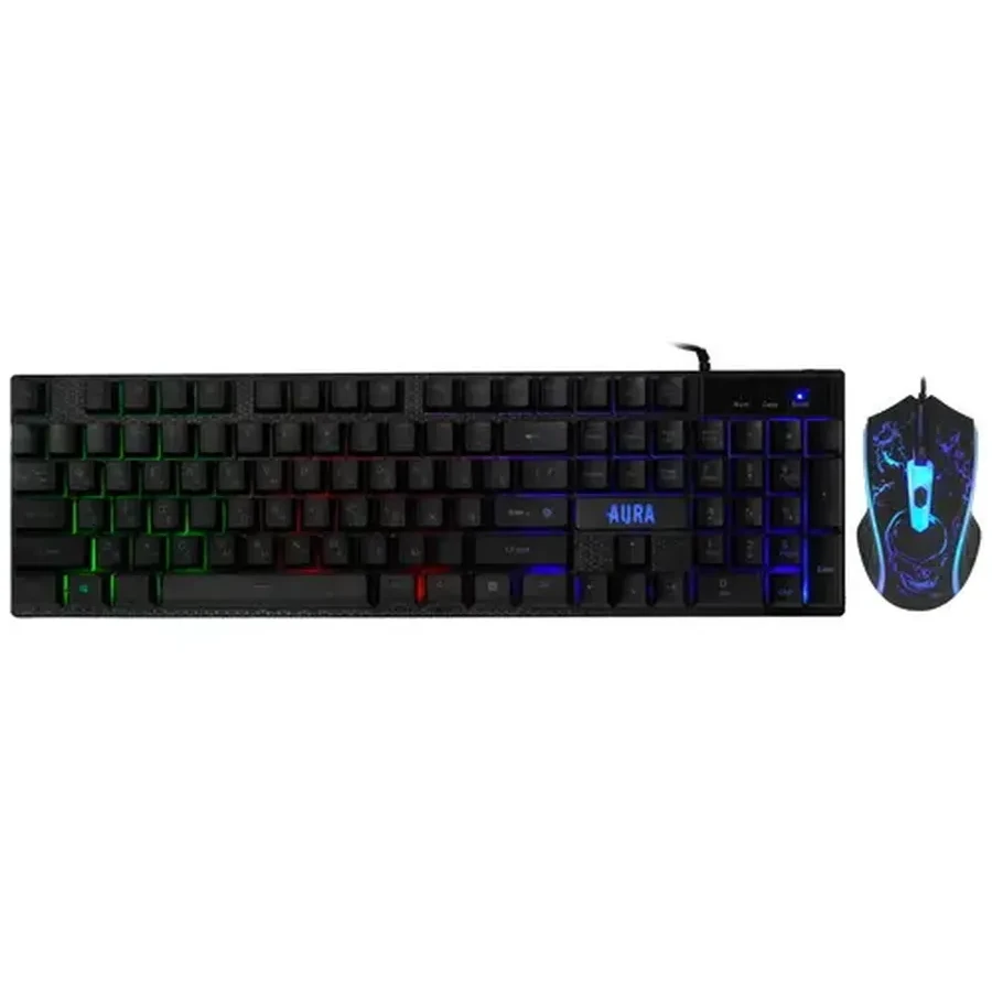 Набор Defender Aura MKP-117, клавиатура + мышь + коврик — 2
