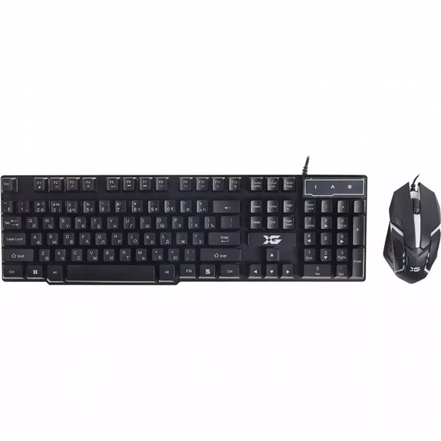 Набор XG XD-575OUB, клавиатура USB 104 кл, мышь опт