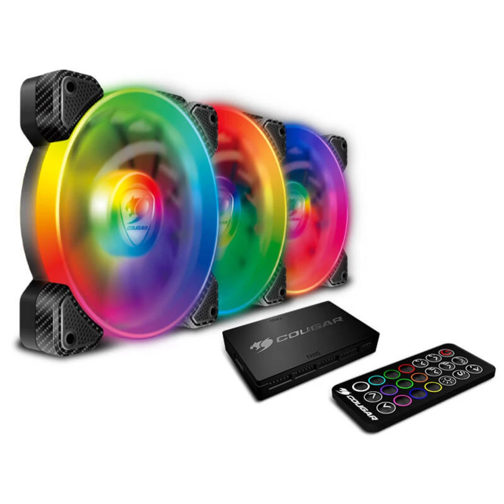 Комплект вентиляторов для корпуса Cougar Vortex SPB RGB 120 Cooling Kit — 2