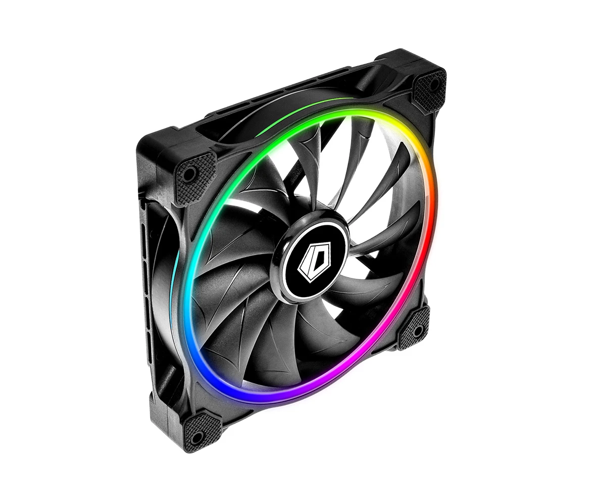 Вентилятор для корпуса ID-Cooling ZF-14025-ARGB, 14cm, Black — 3