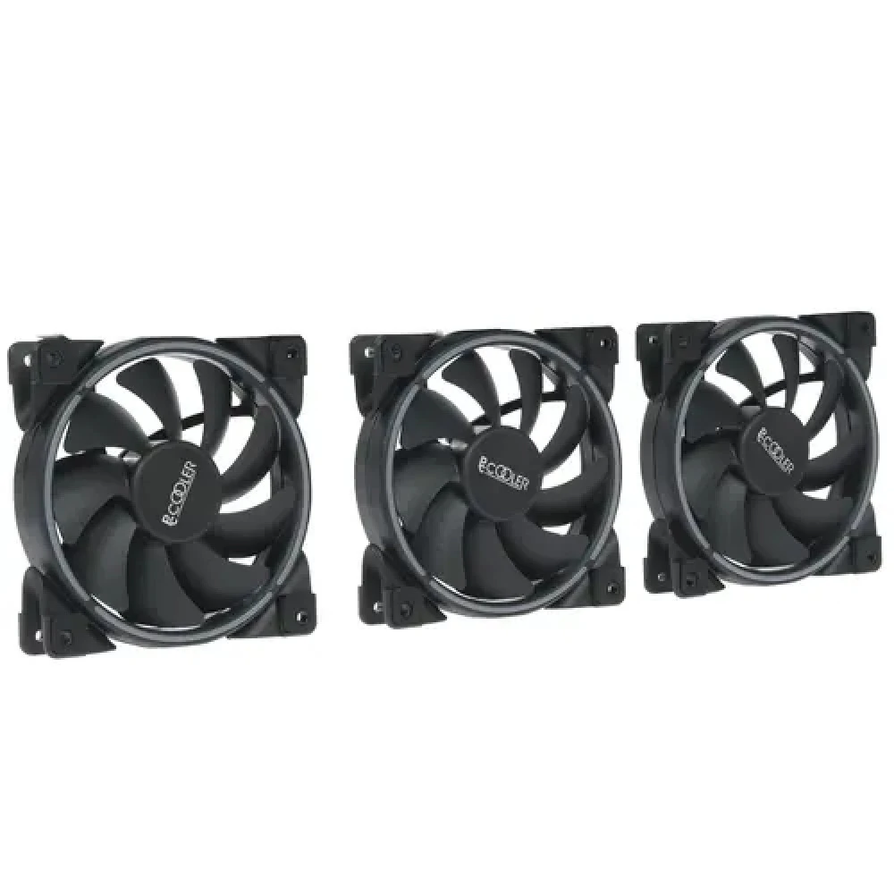 Комплект вентиляторов для корпуса PCCooler Corona FRGB 3in1 Kit, Black