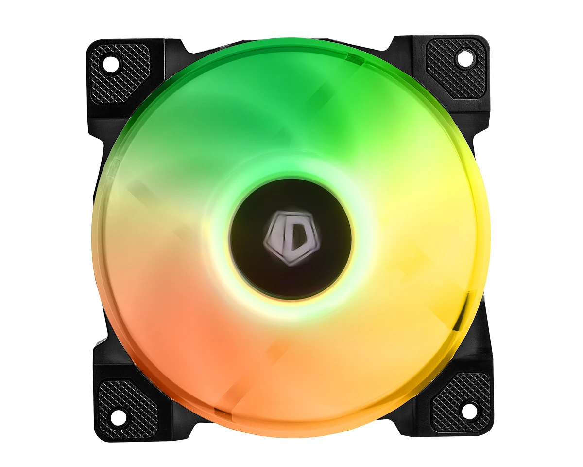 Комплект вентиляторов для корпуса ID-Cooling DF-12025-ARGB-TRIO, 12cm, Black-White — 3