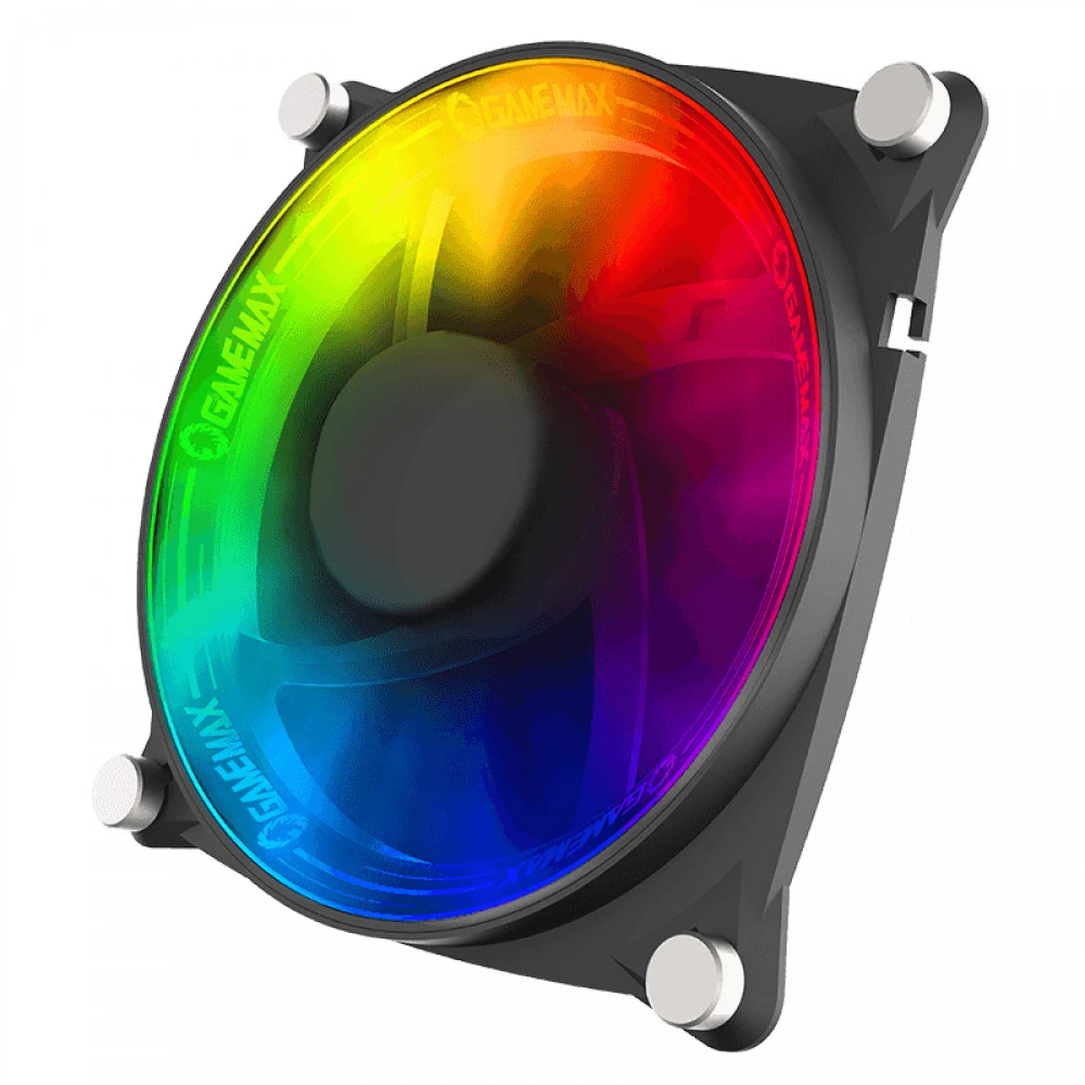 Комплект вентиляторов для корпуса GameMax RB300 Vortex RGB, 12cm, Black — 3