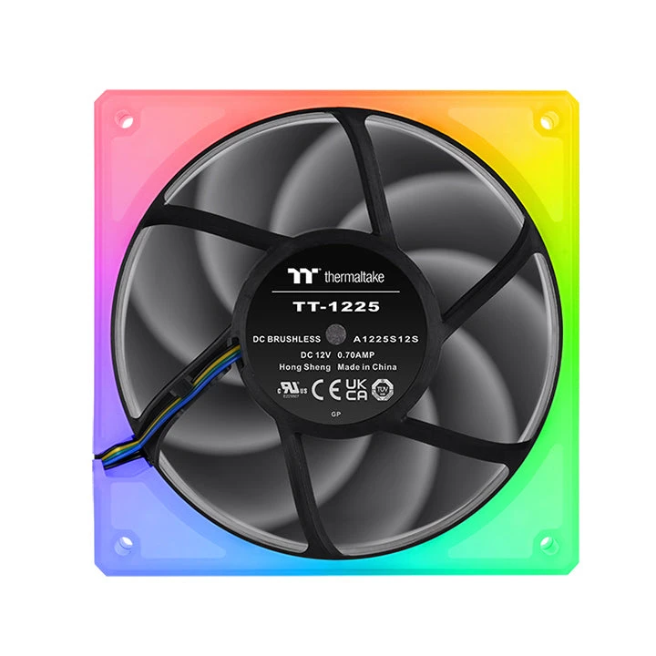 Комплект вентиляторов для корпуса Thermaltake Toughfan 12 RGB, Black — 2