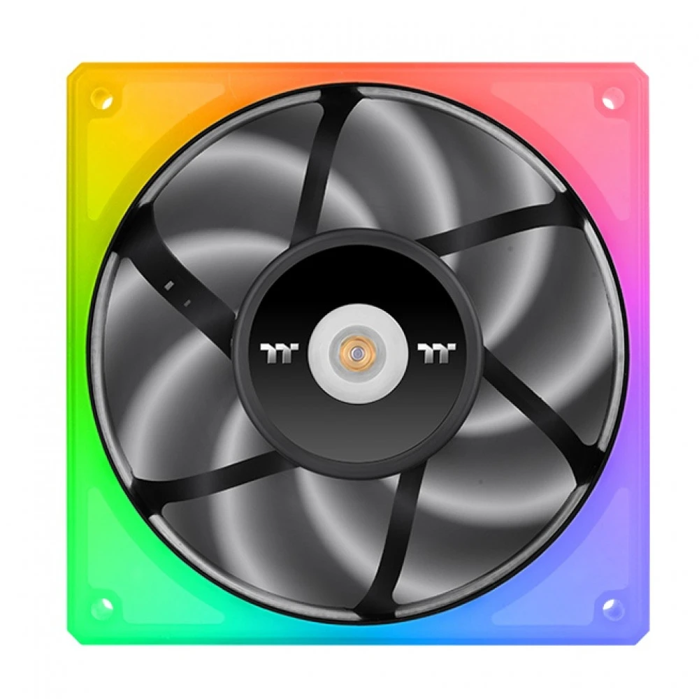 Комплект вентиляторов Thermaltake TOUGHFAN 14 RGB, 140 мм, 500-2000 об/мин, чёрные, 3 шт