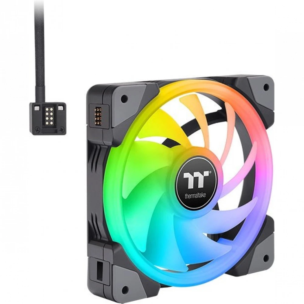 Комплект вентиляторов Thermaltake Swafan EX14 RGB, 14cm, Black — 2