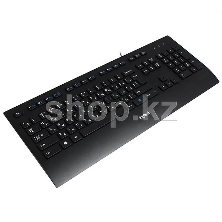 Клавиатура LOGITECH K280e, USB, проводная, черная — 5