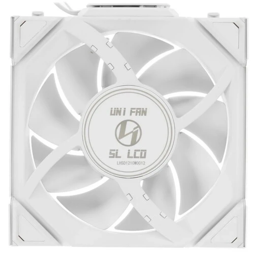 Вентилятор для корпуса Lian Li Uni Fan SL Wireless LCD 120 ARGB, 12cm, White — 2