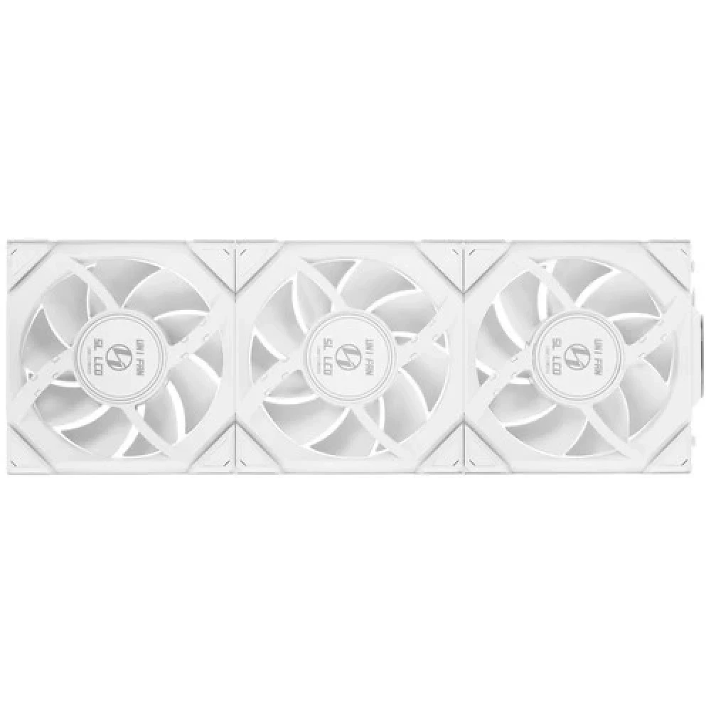 Комплект вентиляторов для корпуса Lian Li Uni Fan SL Wireless LCD 120 ARGB, 12cm, White — 2