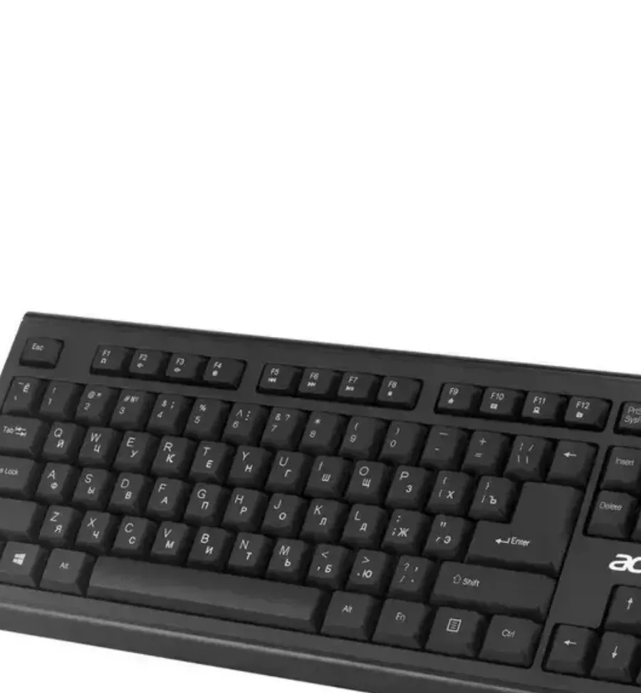 Клавиатура и мышь Acer OMW141, USB, черные — 3