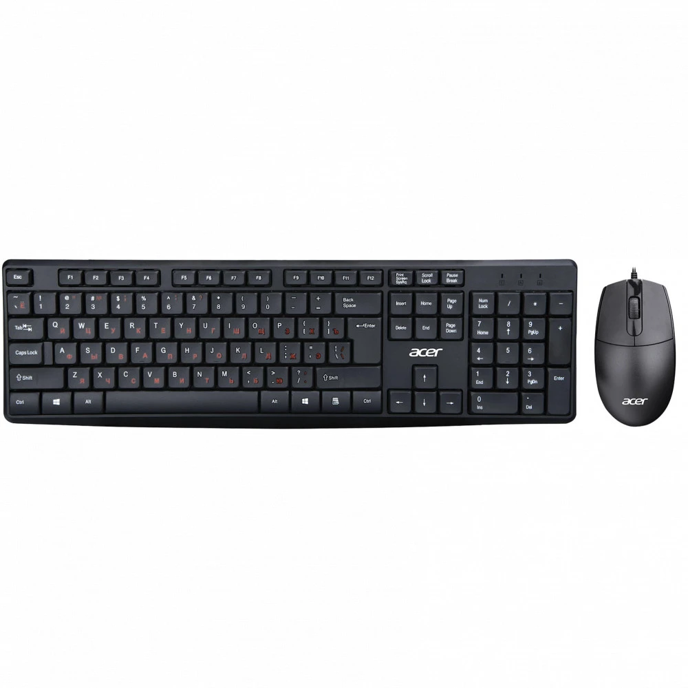 Клавиатура и мышь Acer OMW141, USB, черные — 4
