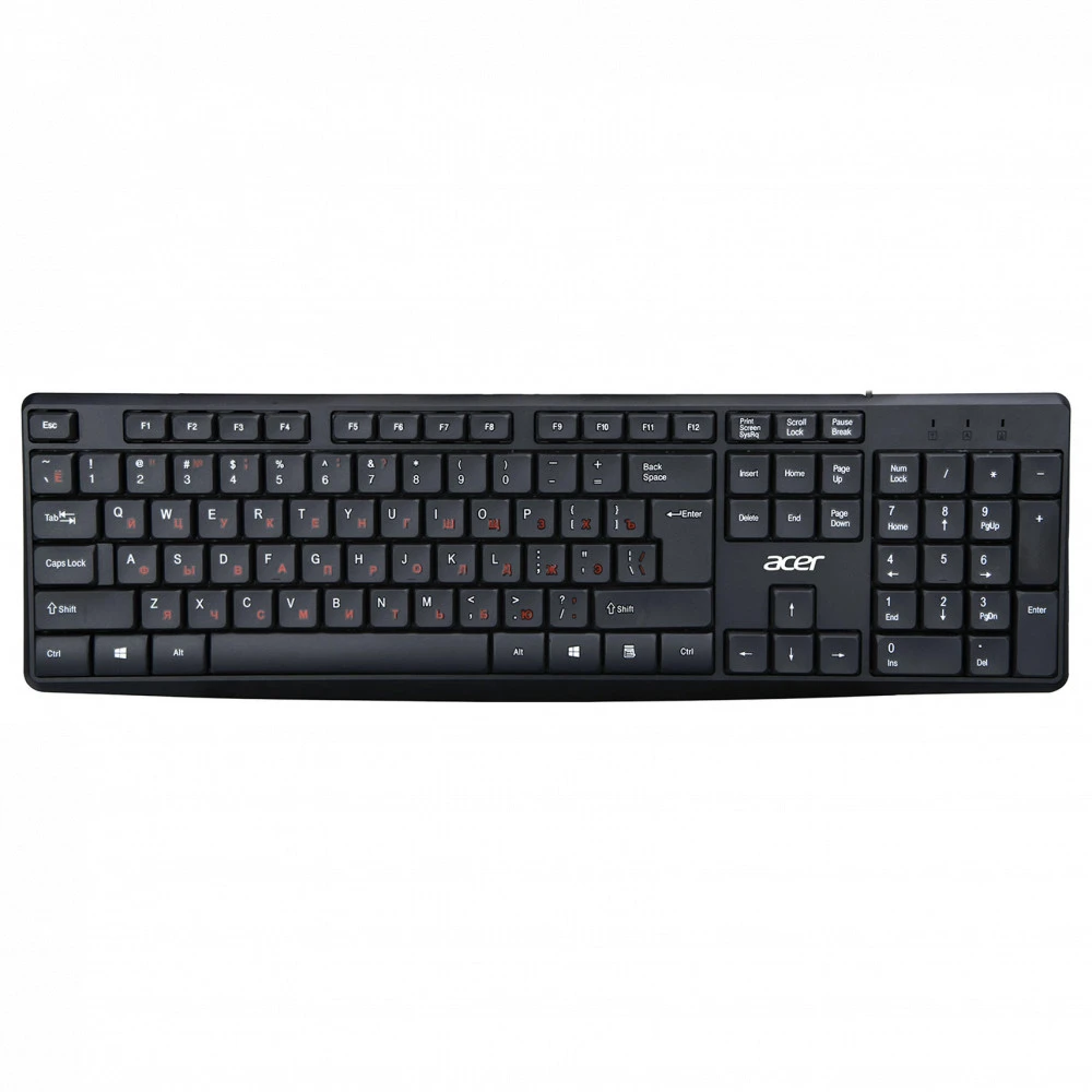 Клавиатура и мышь Acer OMW141, USB, черные — 5