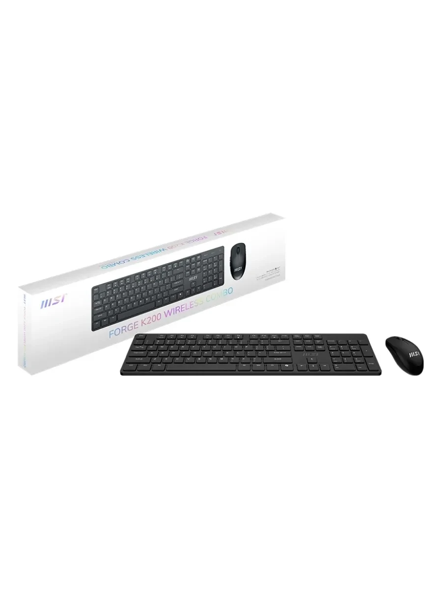 Комбо MSI FORGE K200 W, клавиатура + мышь, USB — 5
